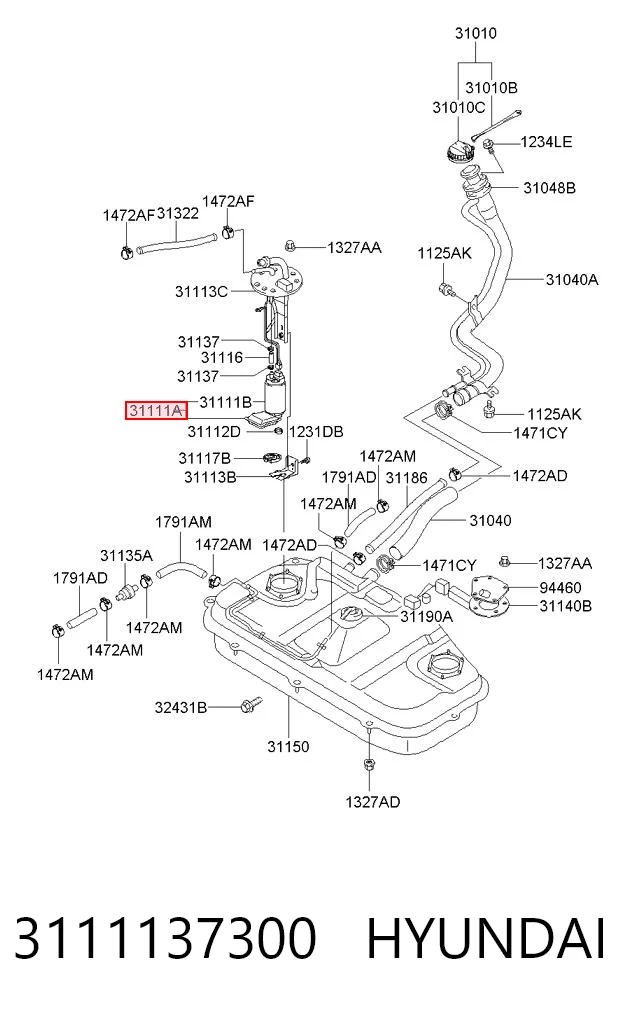 3111137300 Hyundai/Kia