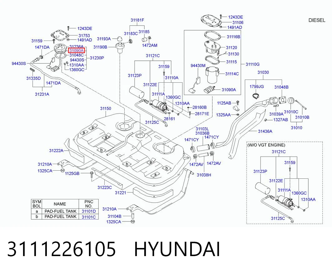3111226105 Hyundai/Kia