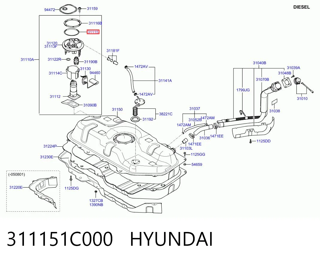 311151C000 Hyundai/Kia