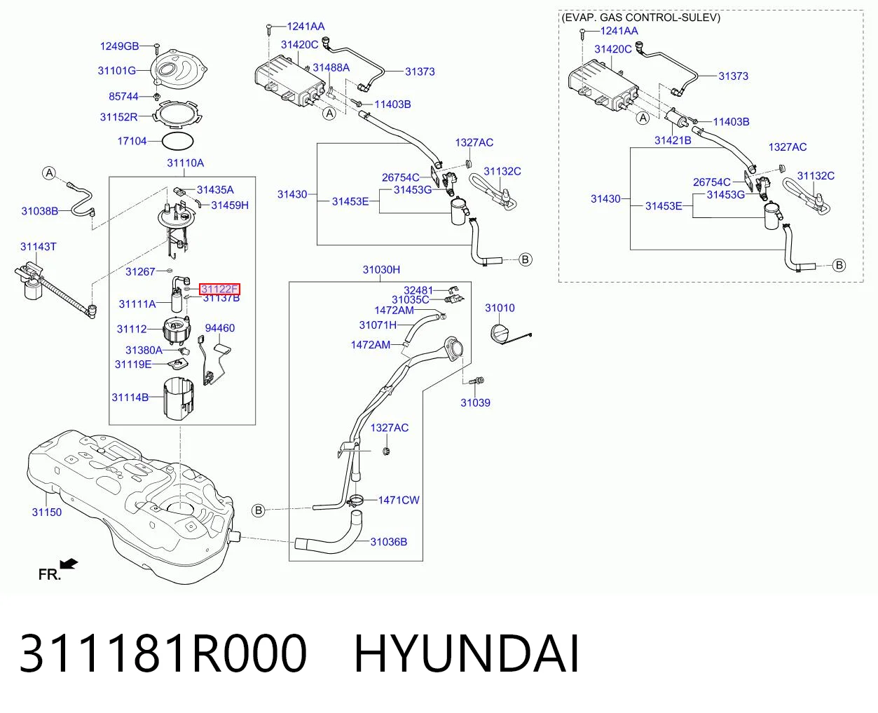 311181R000 Hyundai/Kia