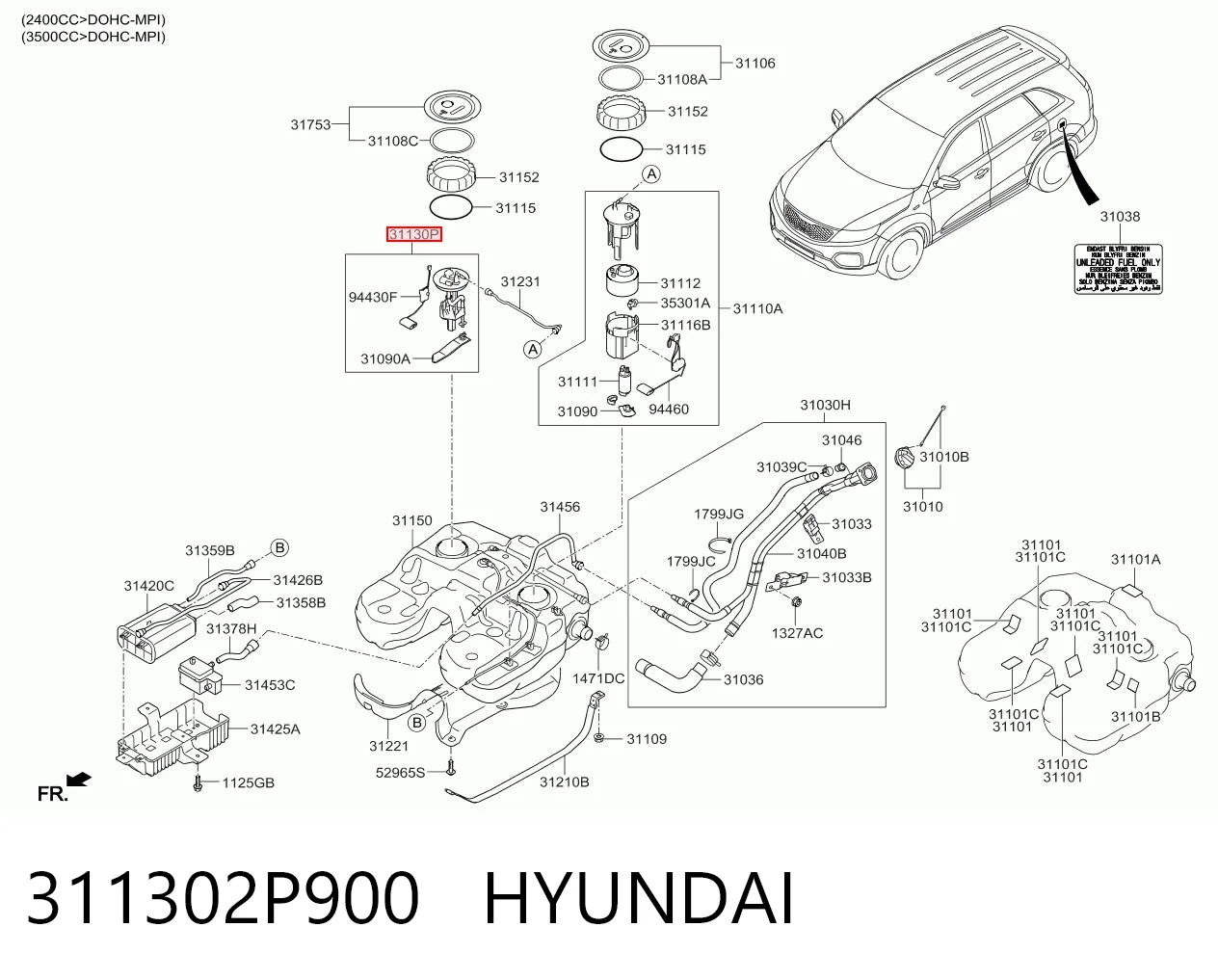 311302P900 Hyundai/Kia