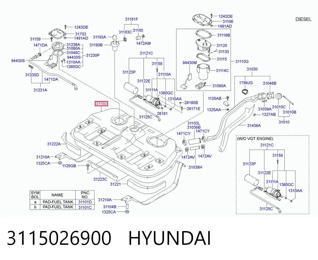 3115026900 Hyundai/Kia