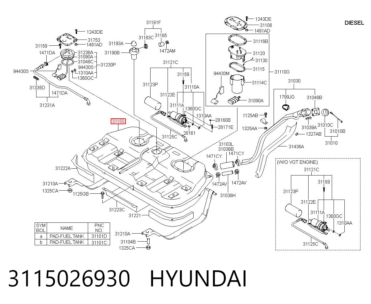 3115026930 Hyundai/Kia