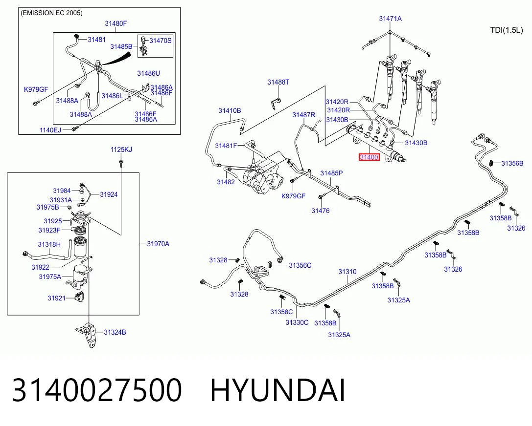 3140027500 Hyundai/Kia