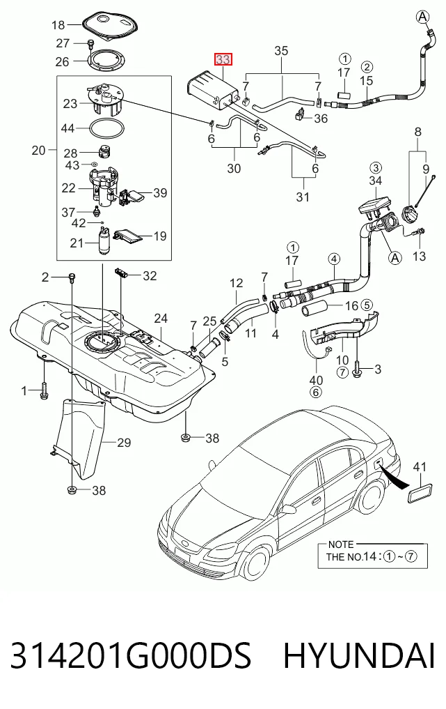 314201G000DS Hyundai/Kia