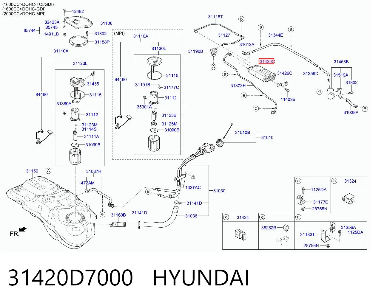31420D7000 Hyundai/Kia