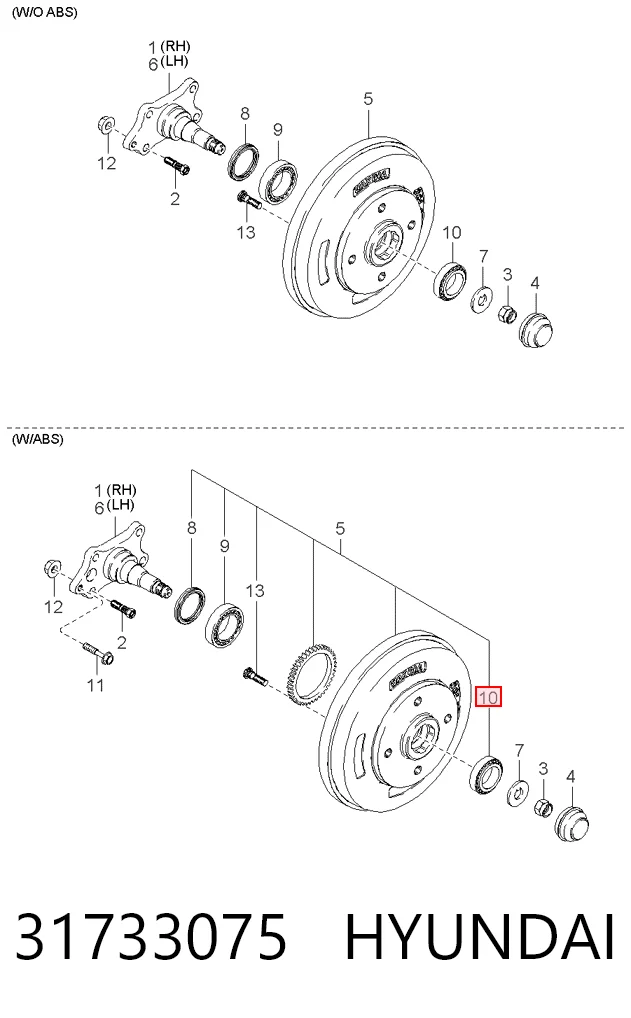 Comprar Cojinete exterior de rueda trasera KIA Rio I DC