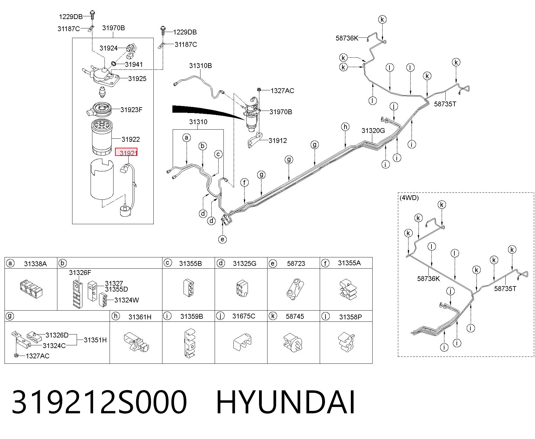 319212S000 Hyundai/Kia
