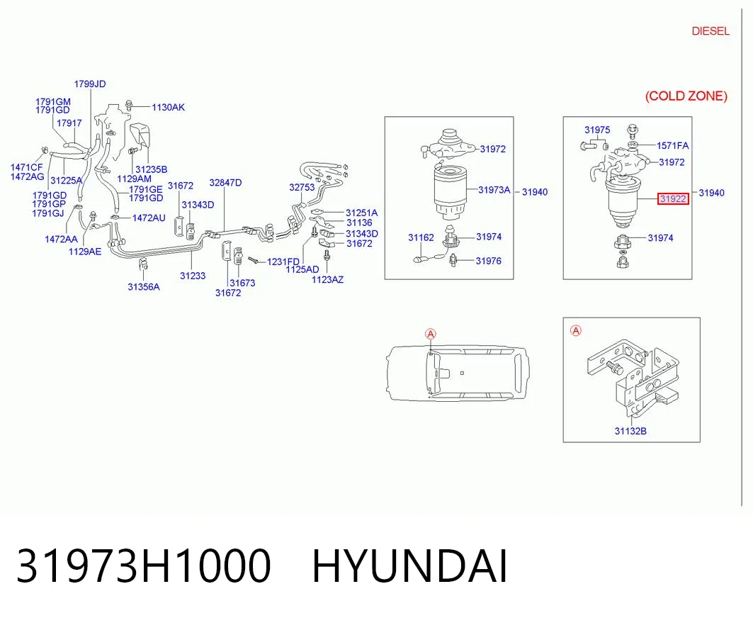 31973H1000 Hyundai/Kia
