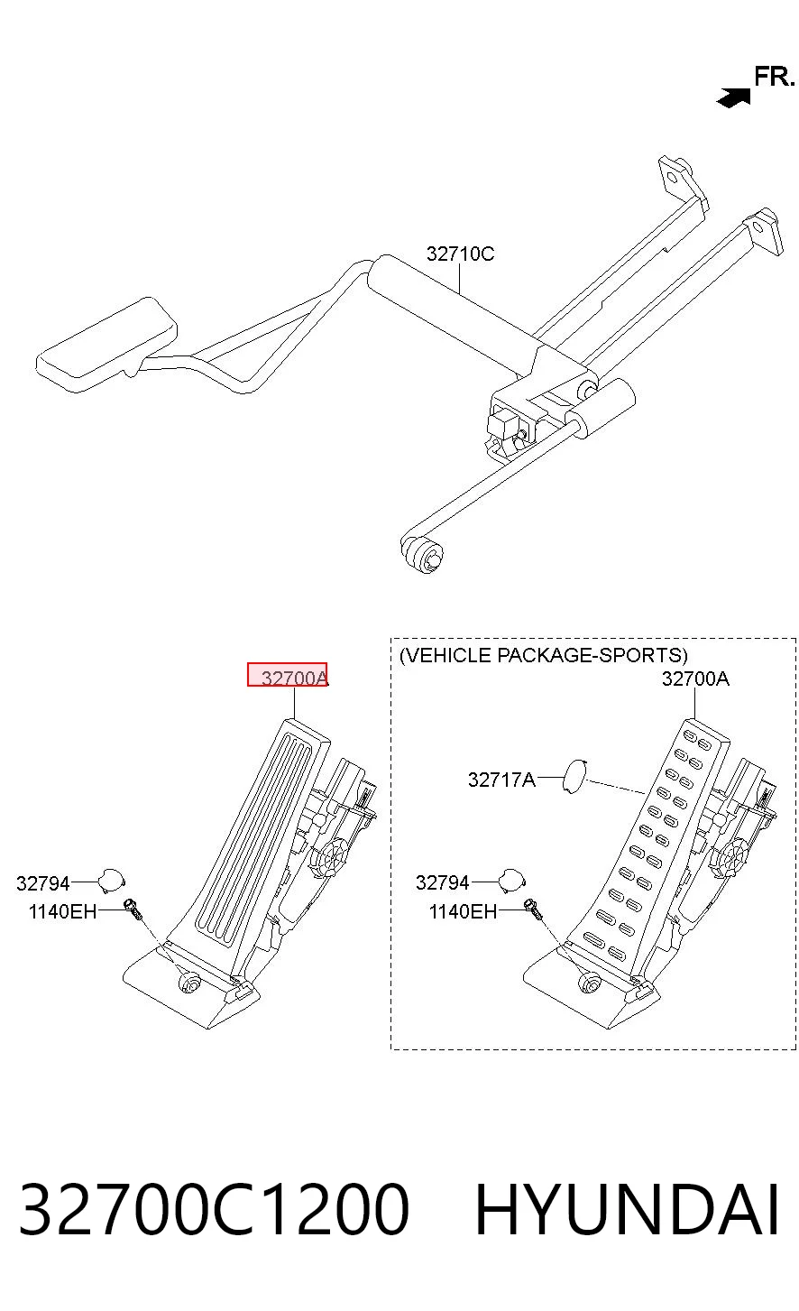 Comprar Pedal del acelerador Hyundai Sonata VII LF a bajo precio