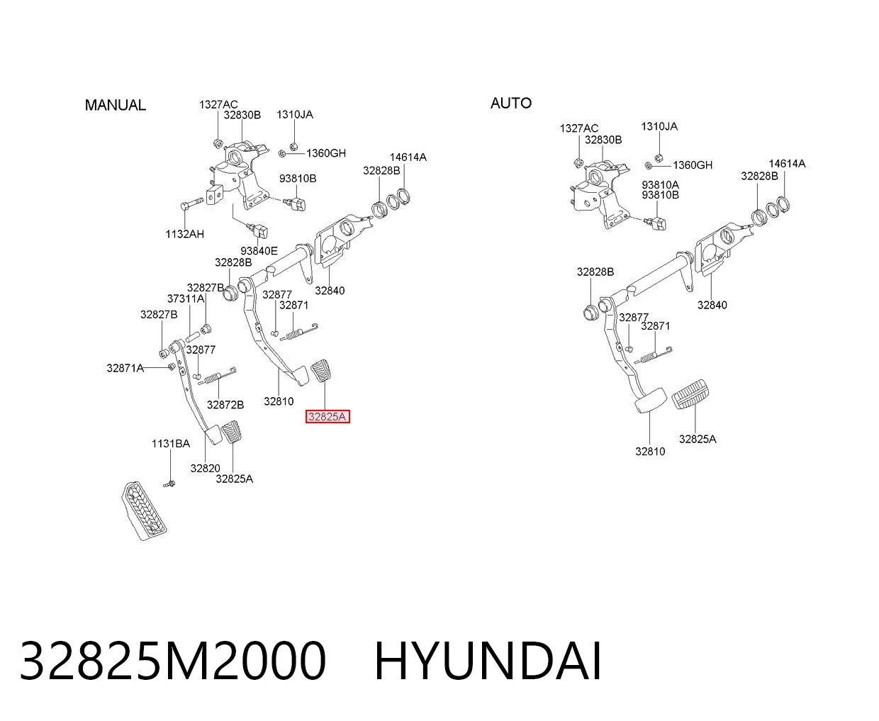 32825M2000 Hyundai/Kia