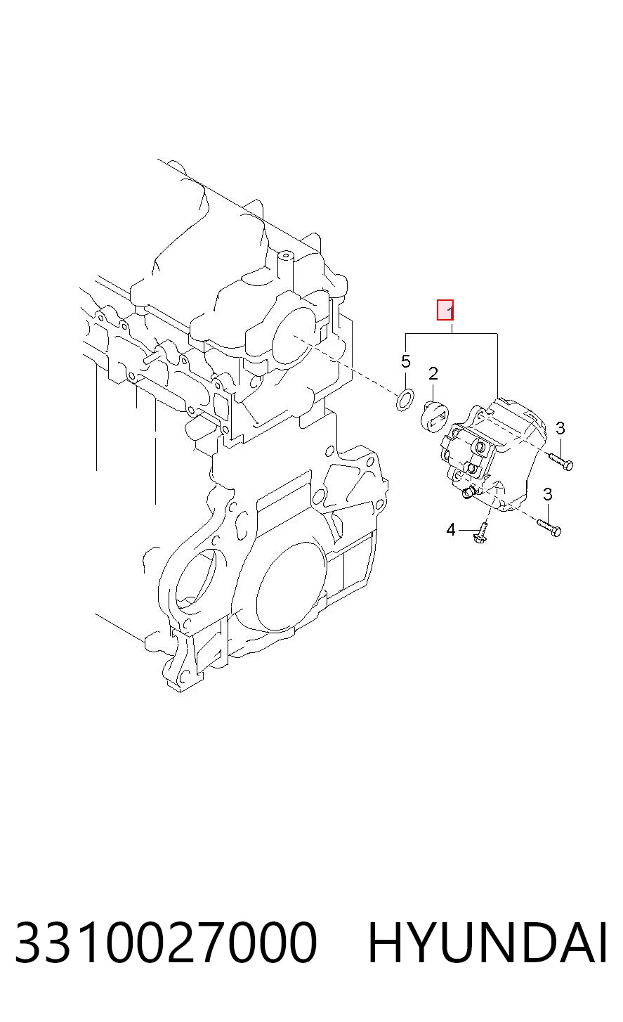 3310027000 Hyundai/Kia