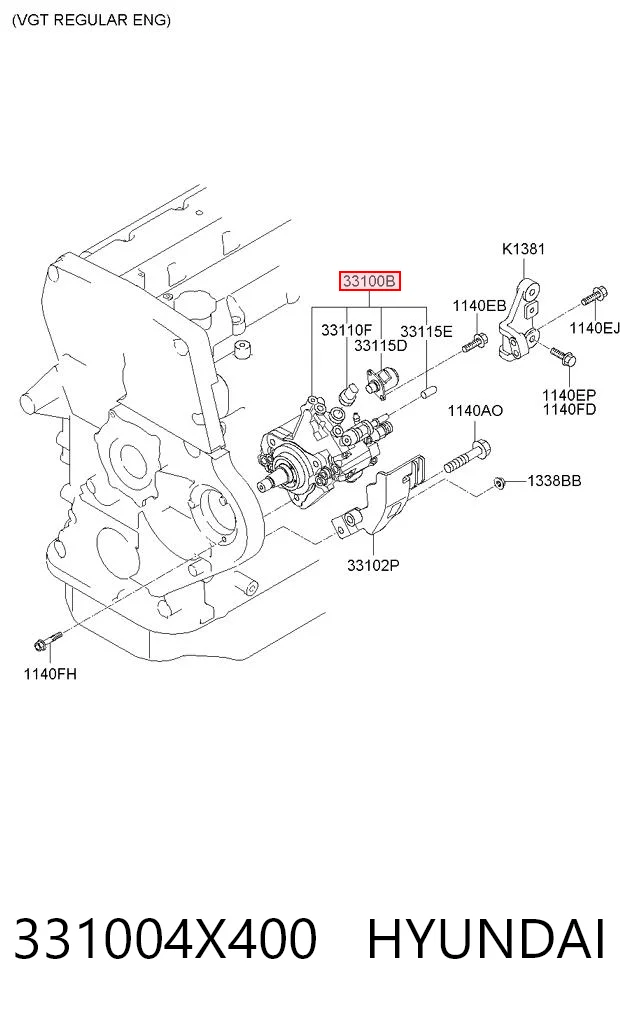331004X400 Hyundai/Kia