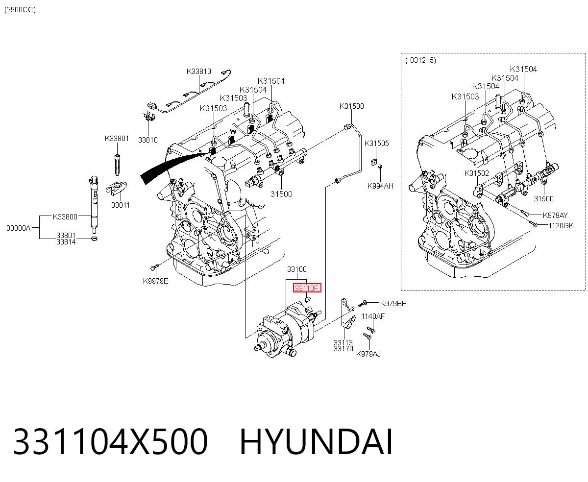 Sensor de temperatura del líquido refrigerante 331104X500 HYUNDAI