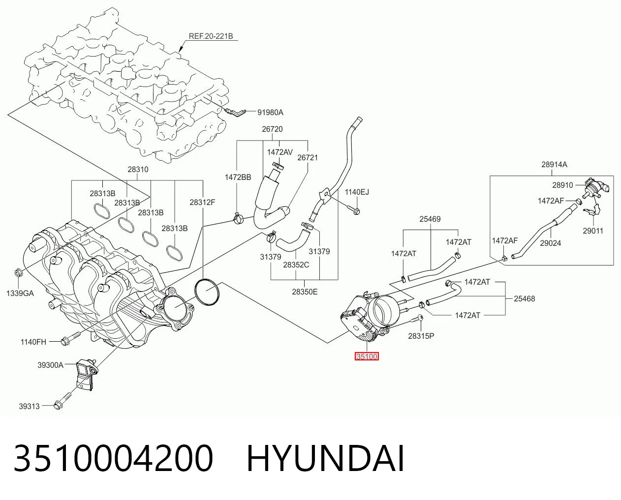 3510004200 Hyundai/Kia
