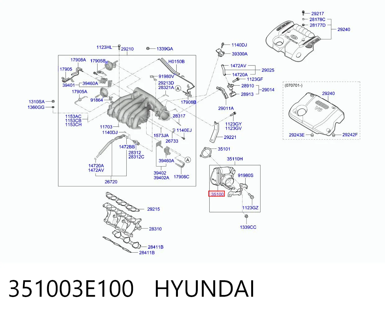 351003E100 Hyundai/Kia