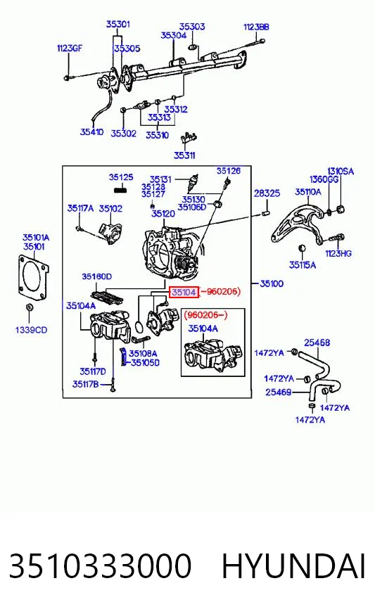 Válvula IAC para Hyundai Sonata Y-3