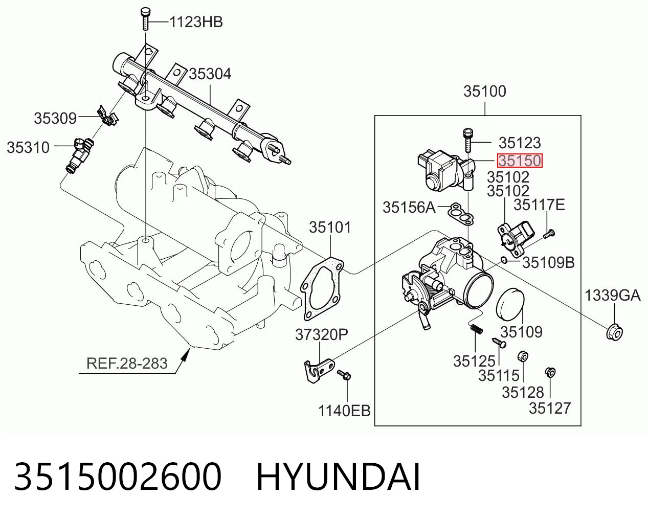 Válvula ralentí Sportage II SUV (2004-2010) original desde 41,84 €