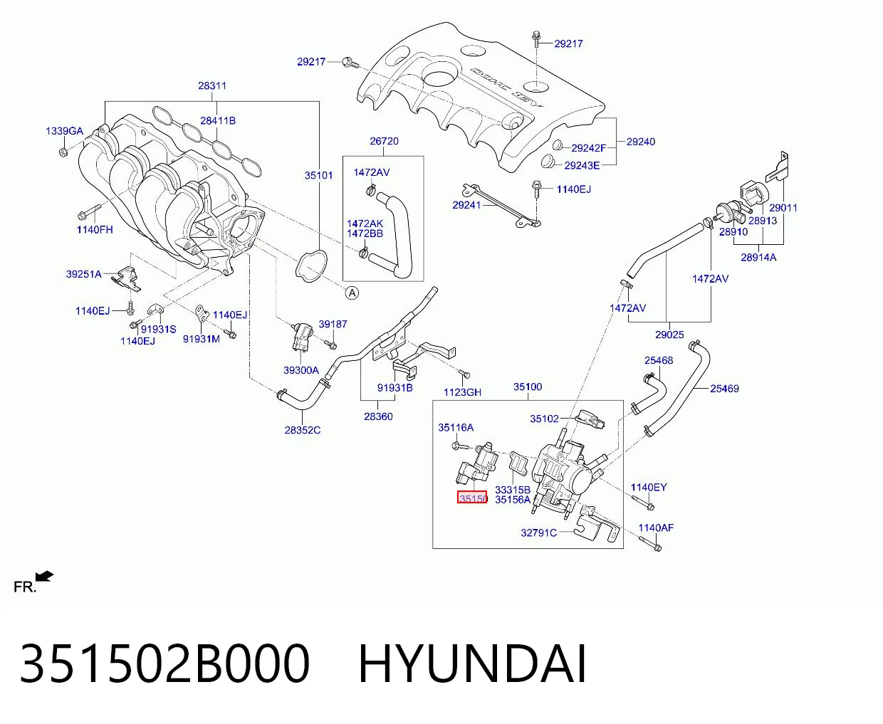 351502B000 Hyundai/Kia