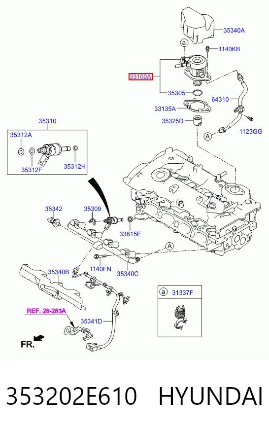 Bomba de inyección para Hyundai Sonata VII LF