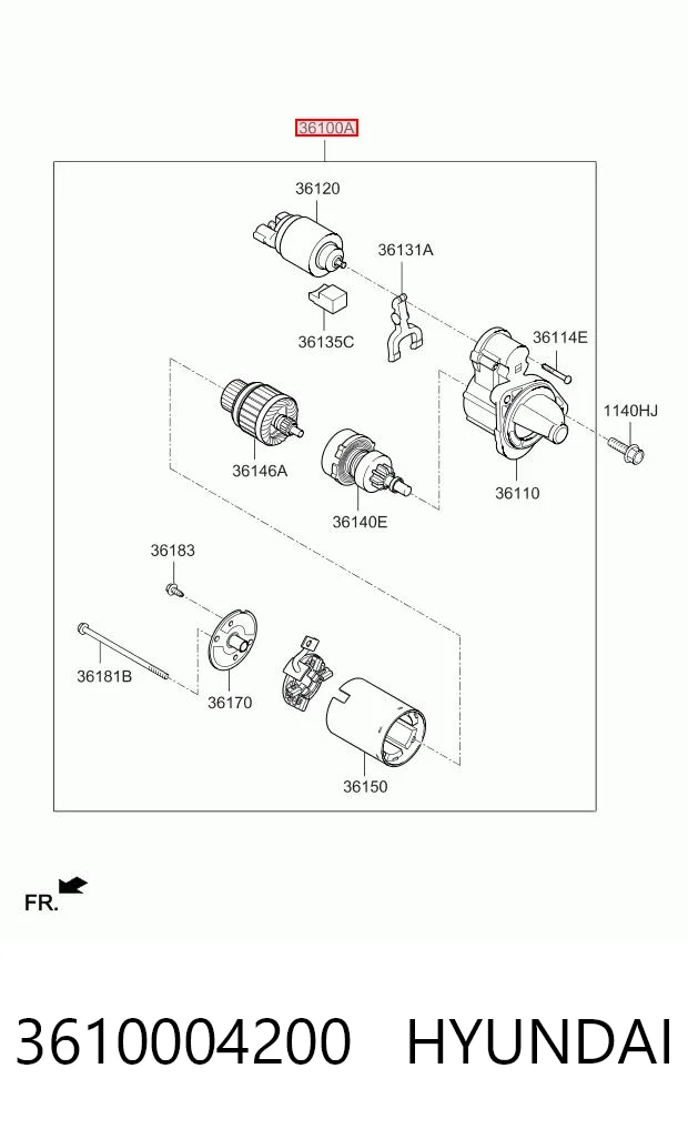 Burro de arranque  Hyundai I30 hatchback (PD) (2016 - 2026) precio, desde 59,53 EUR