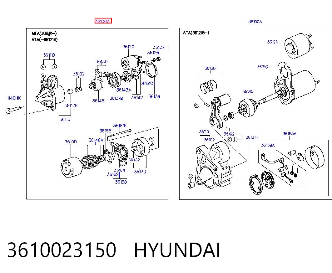 Arrancador Hyundai Sonata IV sedán comprar en España