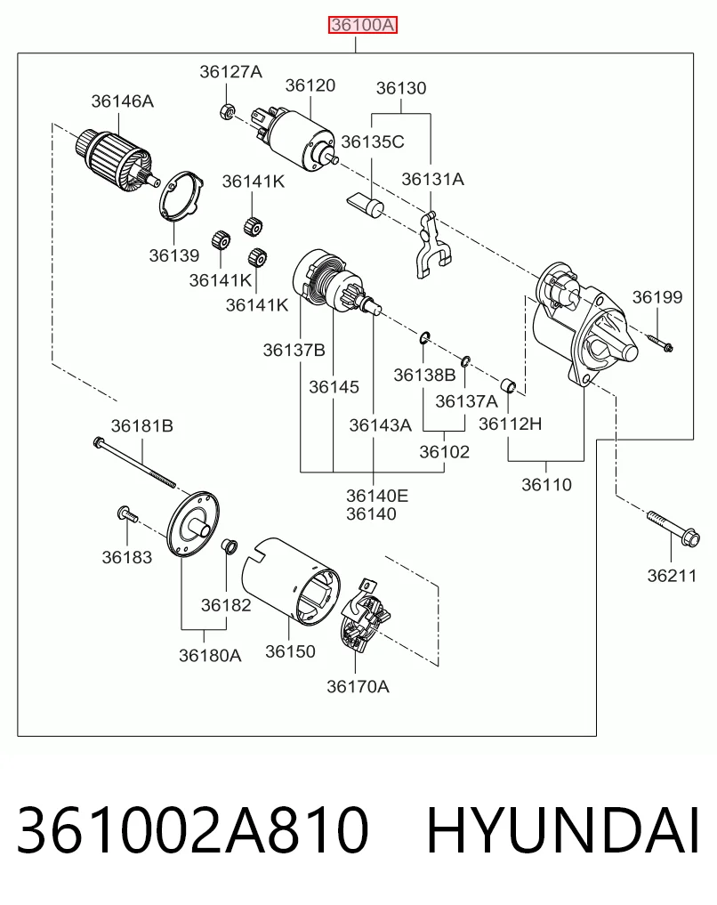 361002A810 Hyundai/Kia