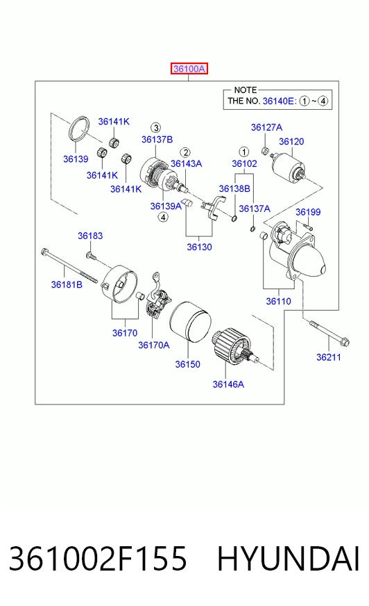 361002F155 Hyundai/Kia