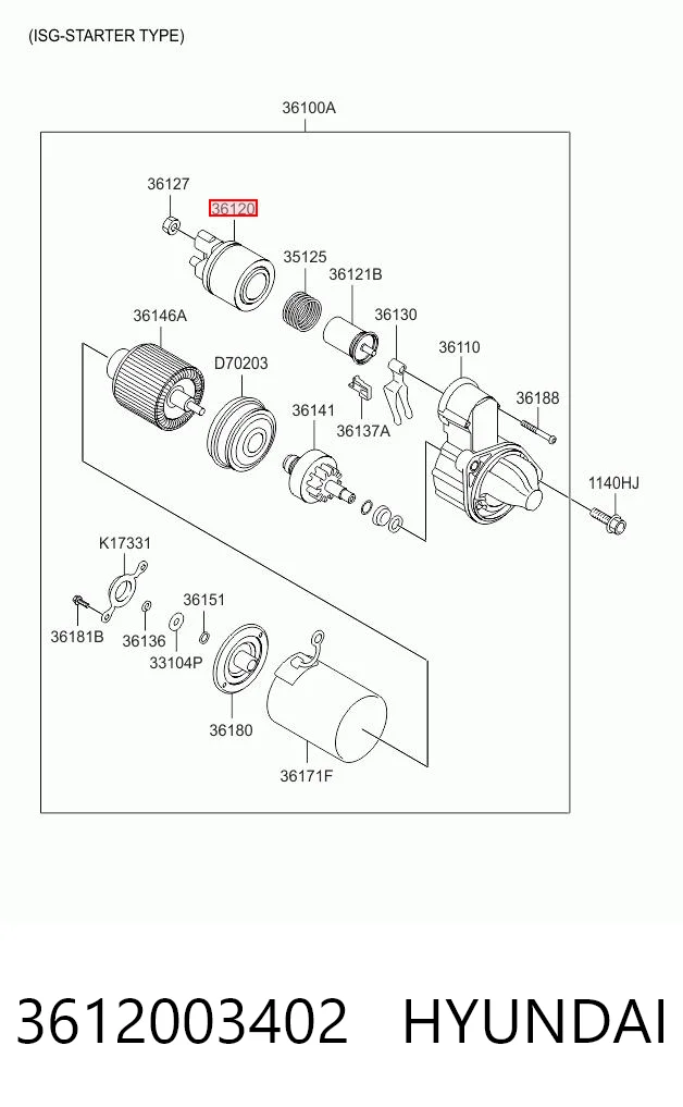 Comprar Solenoide de arranque Hyundai Ix35  LM