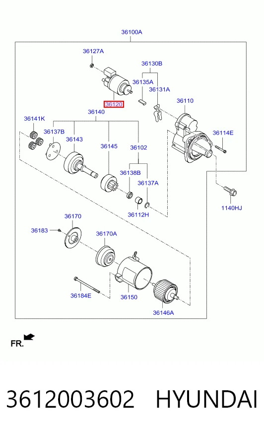 Interruptor solenoide Hyundai Accent IV (RB)