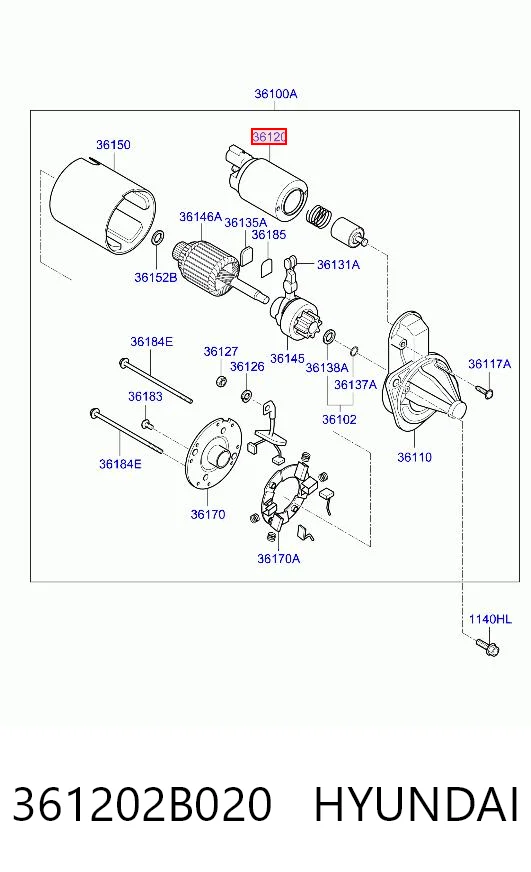361202B020 Hyundai/Kia