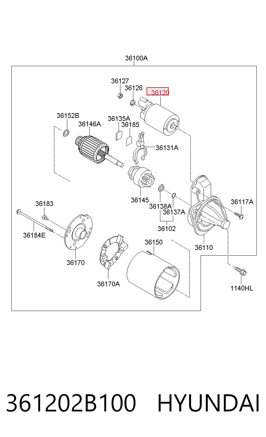 Solenoide de arranque 940113050590 Magneti Marelli