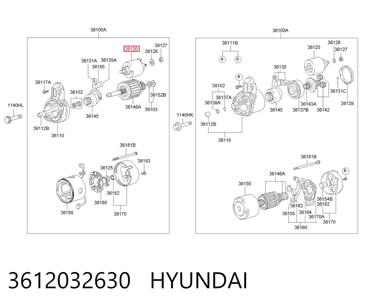 3612032630 Hyundai/Kia