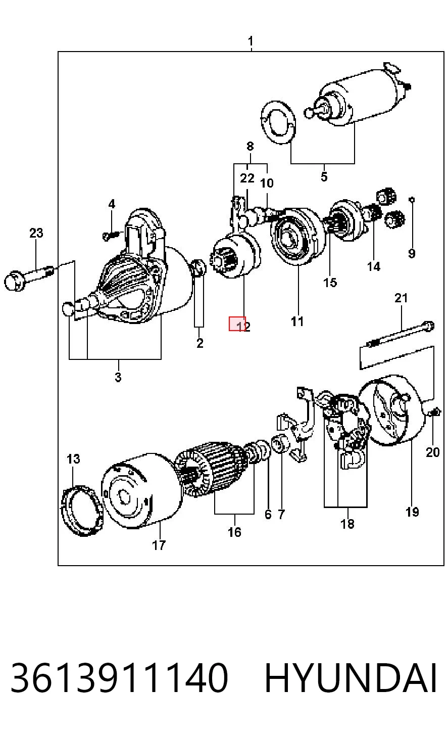 3613911140 Hyundai/Kia