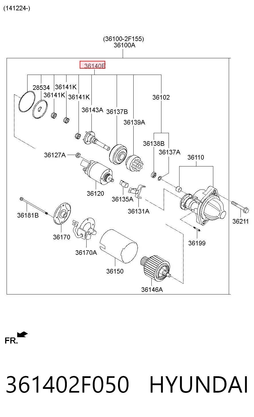 361402F050 Hyundai/Kia