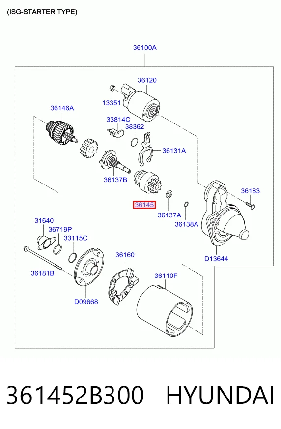 Bendix 361452B300 HYUNDAI