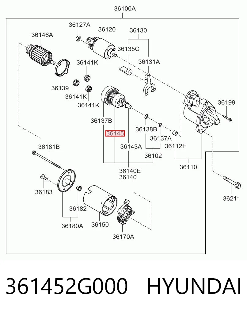 361452G000 Hyundai/Kia