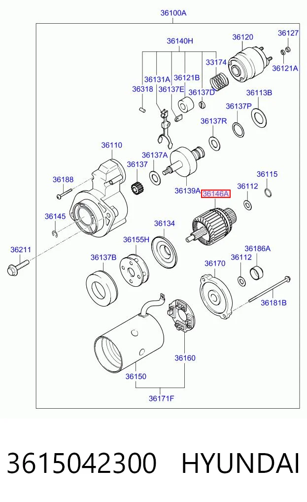 3615042300 Hyundai/Kia