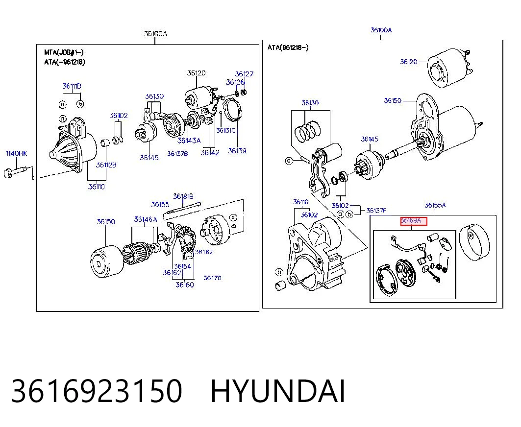 3616923150 Hyundai/Kia
