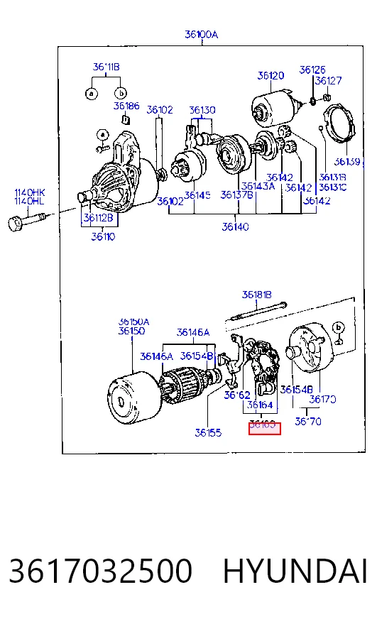 3617032500 Hyundai/Kia