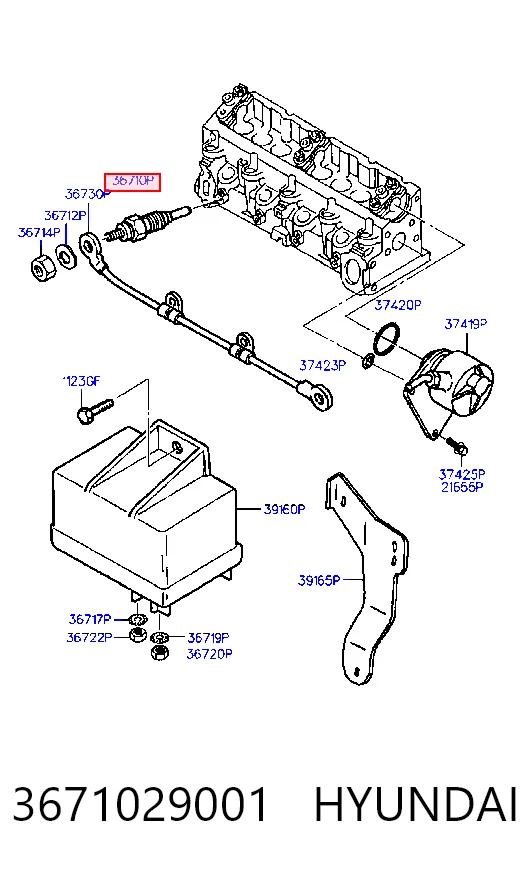 3671029001 Hyundai/Kia