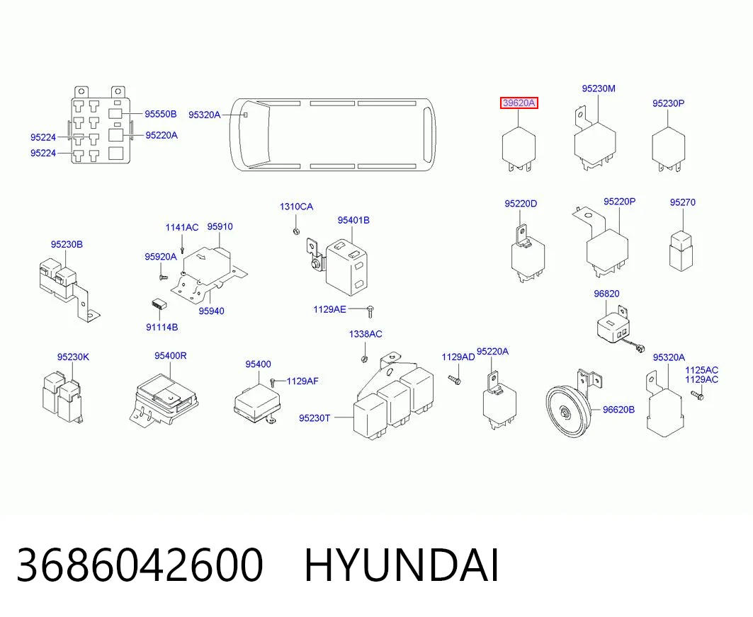 Relé de bujía de precalentamiento Hyundai H-1 STAREX Starex bus (TQ) (2007 - 2026) precio, desde 49,96 EUR