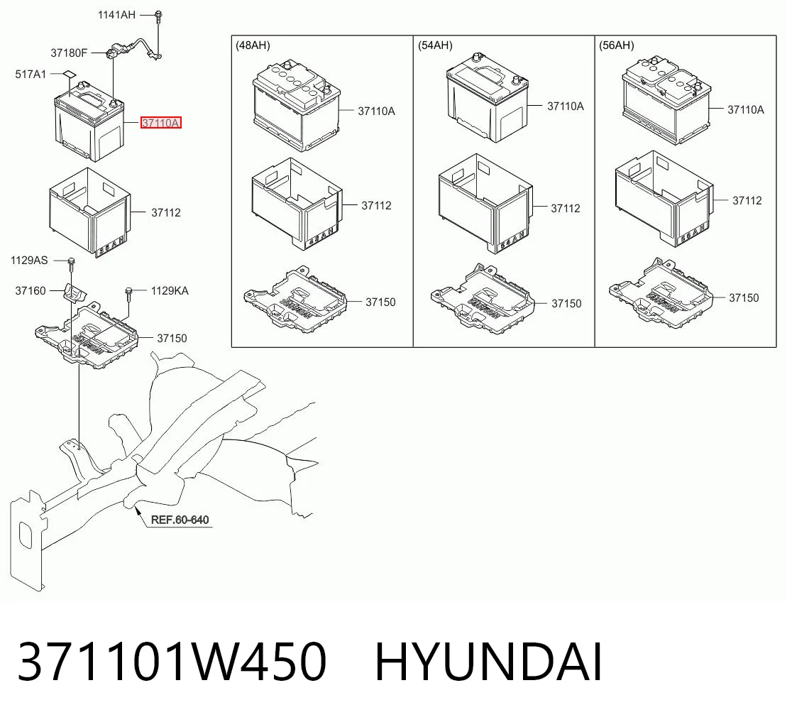 371101W450 Hyundai/Kia
