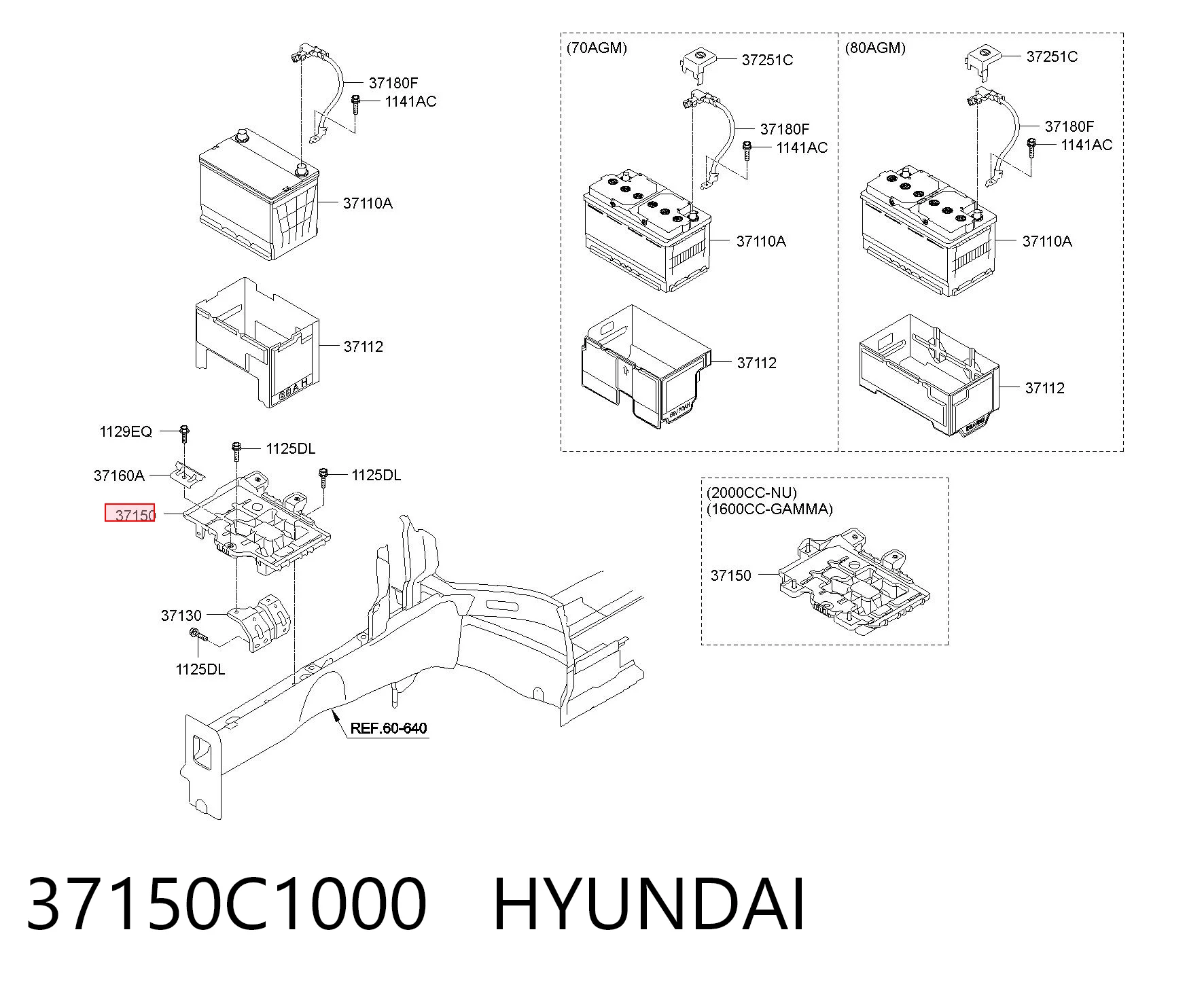 37150C1000 Hyundai/Kia