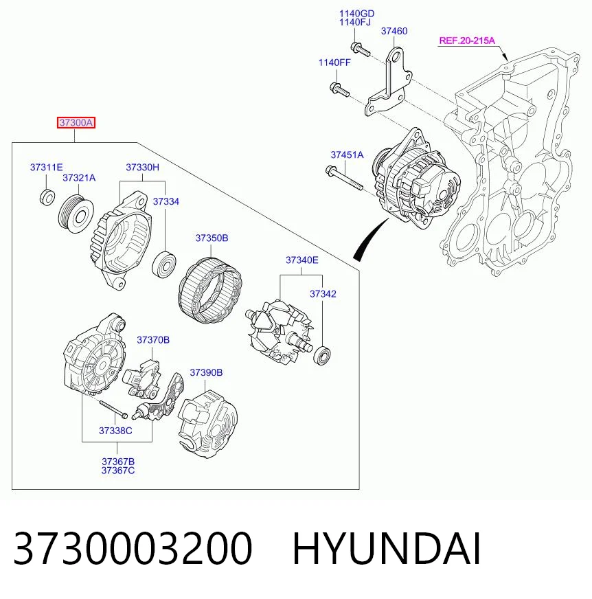 3730003200 Hyundai/Kia