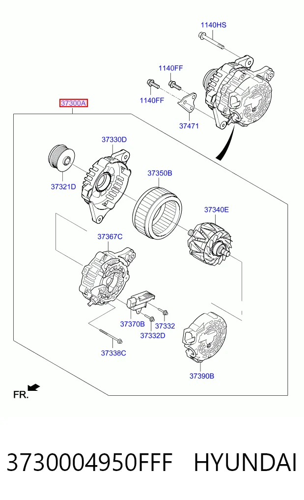 Comprar Alternador Hyundai I20  IB, GB a bajo precio