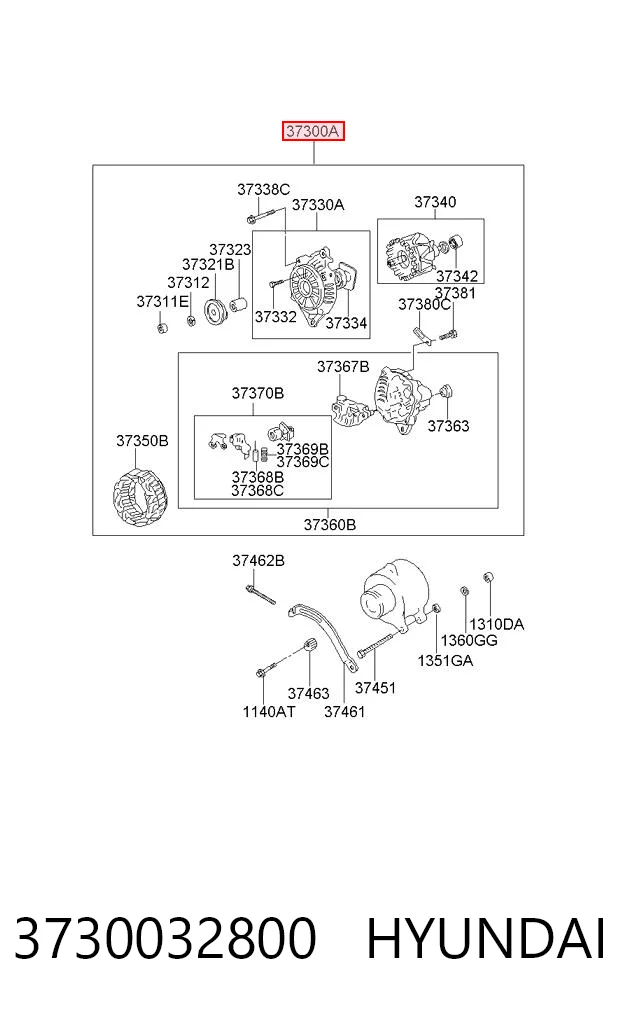 3730032800 Hyundai/Kia