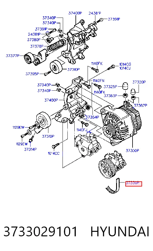 Correa de alternador para Volkswagen Crafter SY, SX, SYB, SYC, SYD, SYM