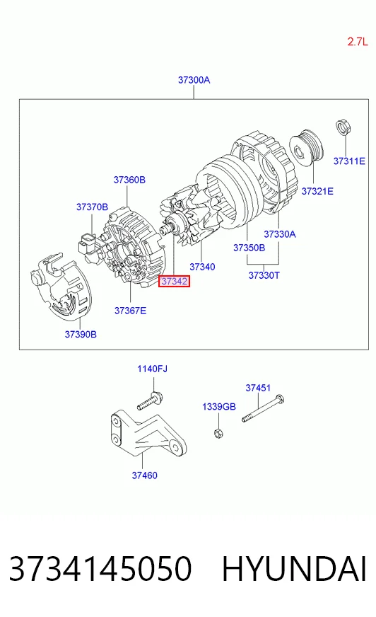 Cojinete alternador KIA Cerato desde 4,76 €