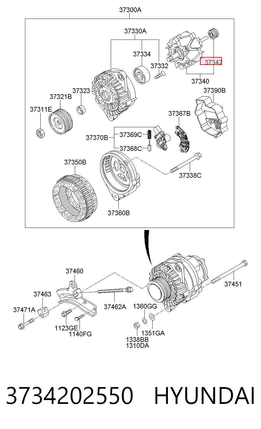 3734202550 Hyundai/Kia